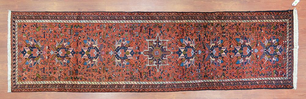 Appraisal: Persian Karaja Runner approx x Iran circa Condition Excellent condition