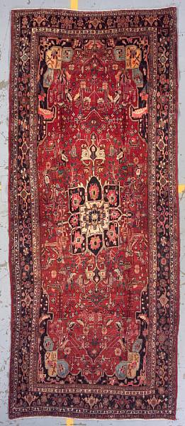 Appraisal: A Bidjar carpet size approximately ft ft x ft