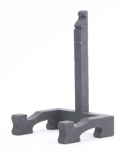 Appraisal: CHARLES ROHLFS Rare ebonized plate stand From the collection of