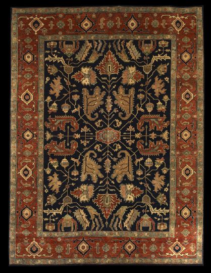 Appraisal: Peshawar Serapi Carpet ' x '