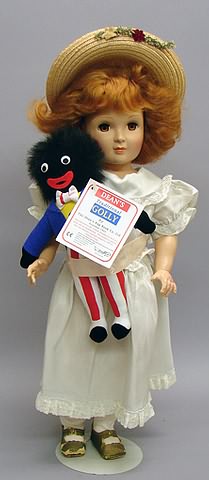 Appraisal: Lot Unmarked HP doll with her MINT Dean's Rag Book