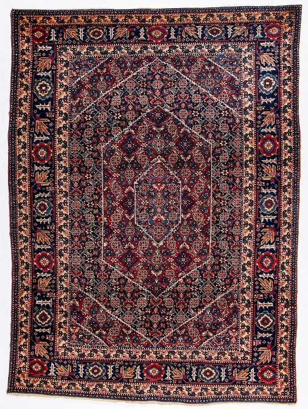 Appraisal: Antique Tabriz Rug Persia ' '' x ' '' Antique