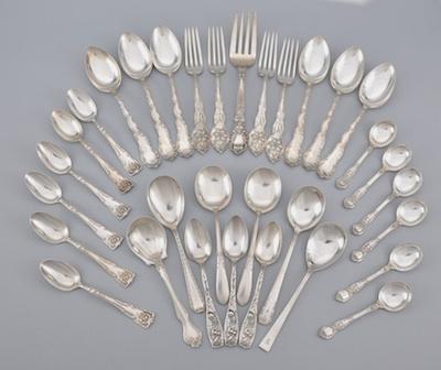 Appraisal: A Mixed Lot of Sterling Silver Flatware Including Gorham Lunt