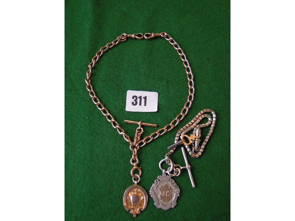 Appraisal: A ct rose gold Victorian watch fob with attached ct