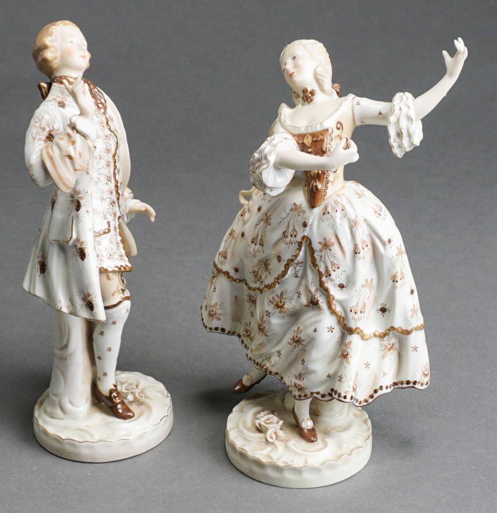 Appraisal: Pair of Sevres Type Porcelain Figures