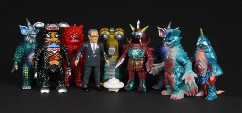 Appraisal: Lot of Vinyl Figures Description Japanese Tsuburaya Condition Very Good