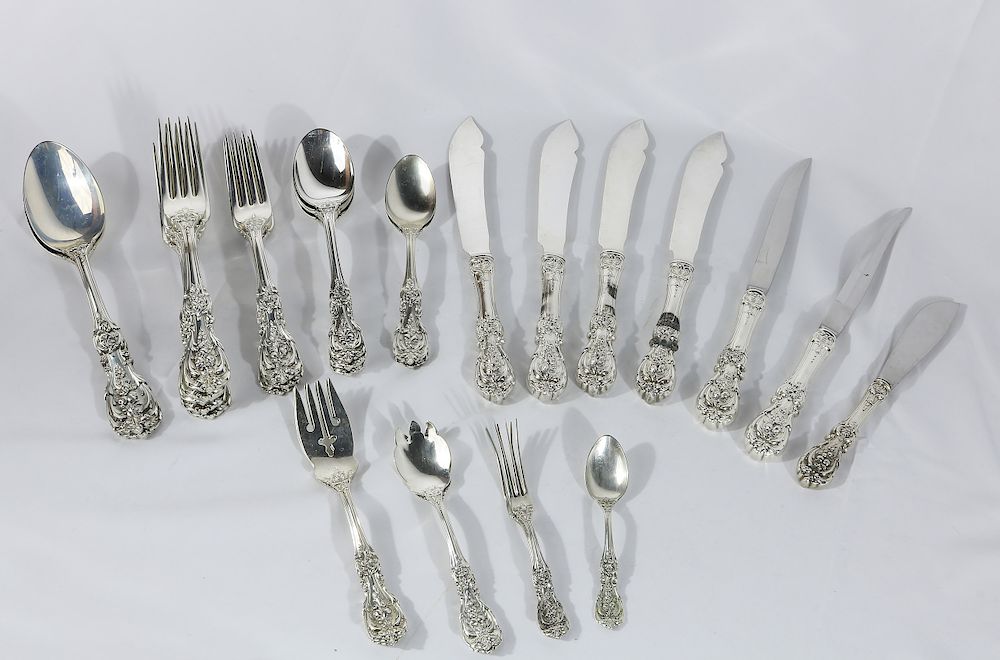 Appraisal: Reed Barton Francis st Flatware Set Reed Barton Francis st