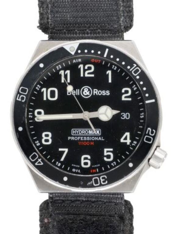 Appraisal: Gent's Swiss Bell Ross Hydromax Professional wristwatch meters stainless steel