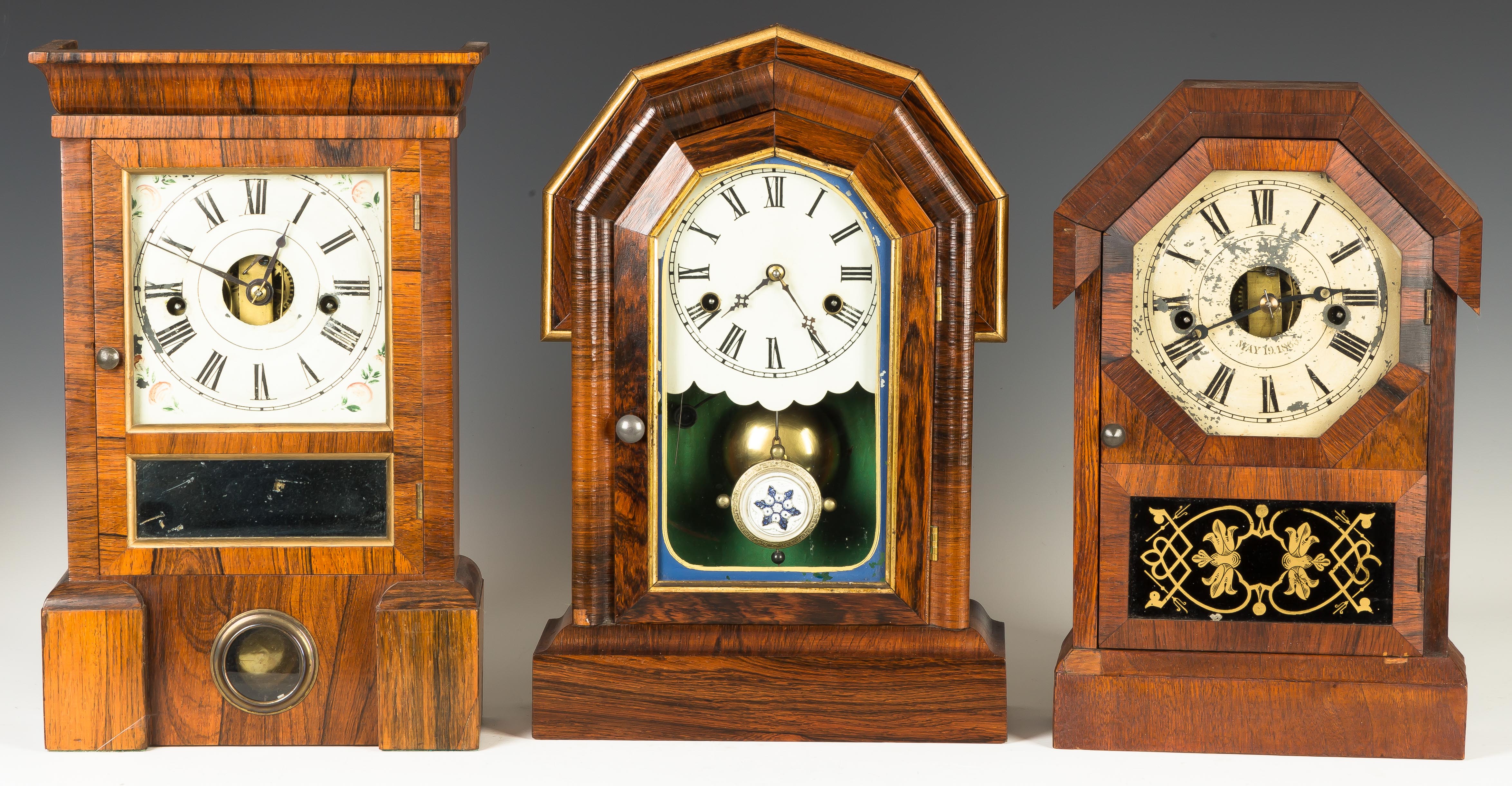 Appraisal: Seth Thomas and William Gilbert Shelf Clocks L Seth Thomas