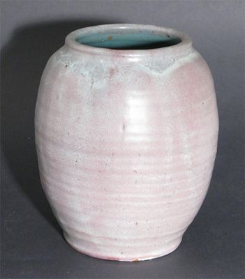 Appraisal: A Mortlake Pottery vase by George J Cox shouldered form