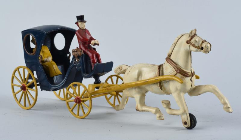 Appraisal: Kenton Cast Iron Carriage Toy With Riders Made by the