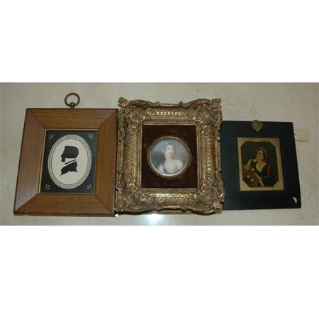 Appraisal: Group of Portrait Miniatures Estimate -