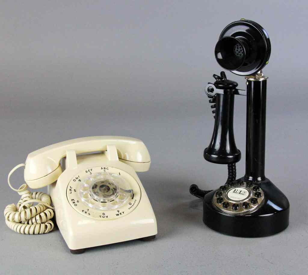 Appraisal: Working Telephones - Replica and OriginalConsisting of original Michigan Bell