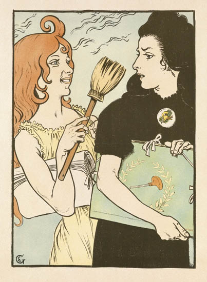 Appraisal: EUGENE GRASSET - L'ESTAMPE ET L'AFFICHE x inches x cm