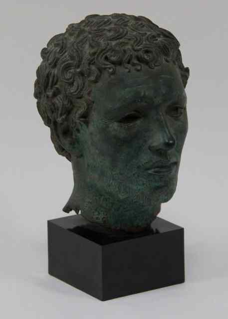 Appraisal: A bust of Maximilian after the antique bronzed resin cm