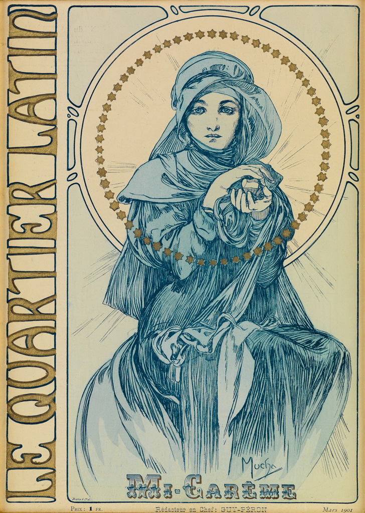 Appraisal: ALPHONSE MUCHA - LE QUARTIER LATIN MI - CAR ME