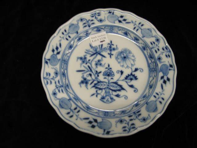 Appraisal: Meissen Blue Onion Porcelain Plate crossed swords mark excellent