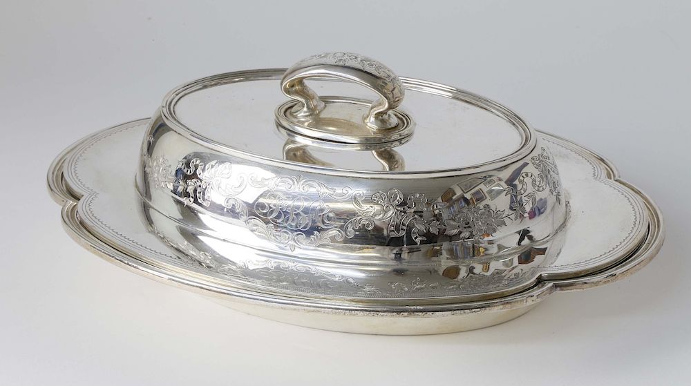 Appraisal: Gorham Sterling Silver Covered Vegetable Dish Gorham Sterling Silver Covered