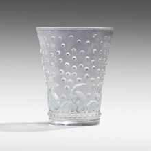 Appraisal: Ren Lalique AJACCIO VASE France c clear and frosted glass