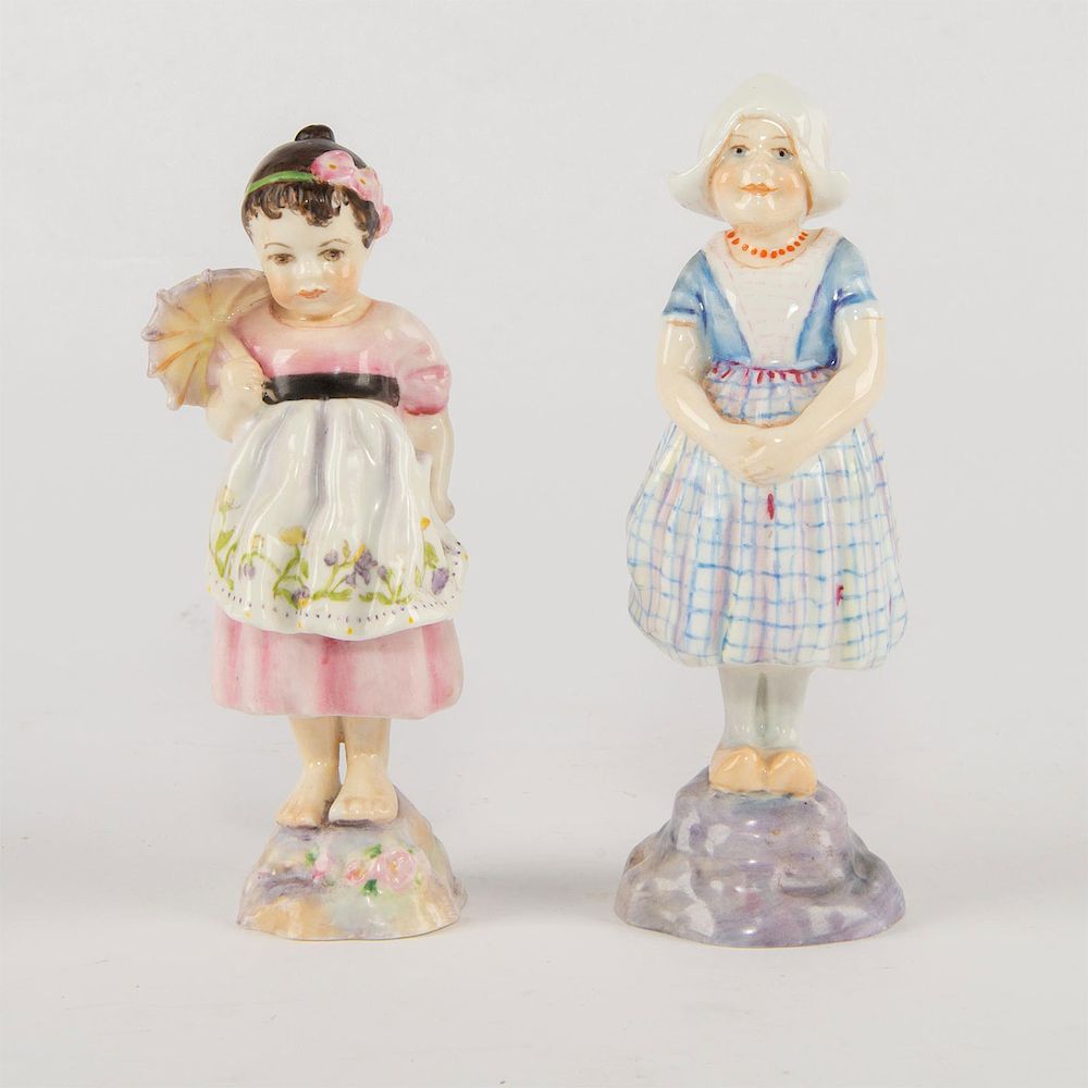 Appraisal: ROYAL WORCESTER FIGURINES CHILDREN OF THE NATIONS Handpainted includes Spain