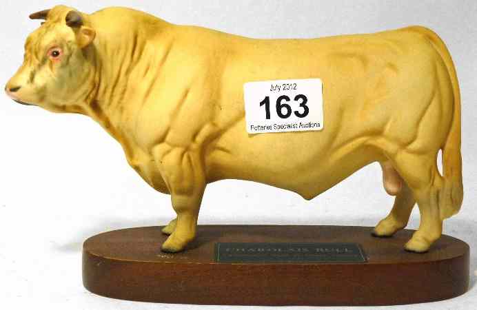 Appraisal: Beswick Connoisseur Model of Charolais Bull A