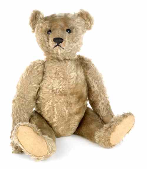 Appraisal: Steiff jointed mohair teddy bear early th c with shoe