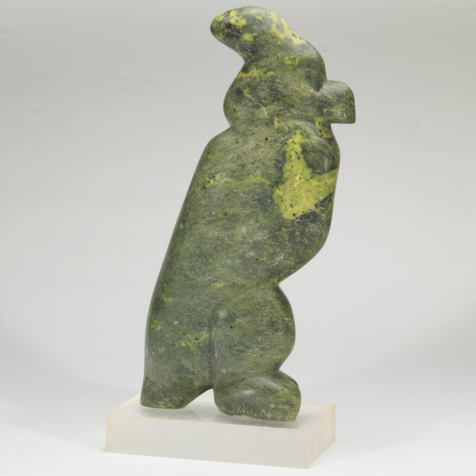 Appraisal: TUKIKI MANOMIE - E - Cape Dorset TRANSFORMATION SCULPTURE stone