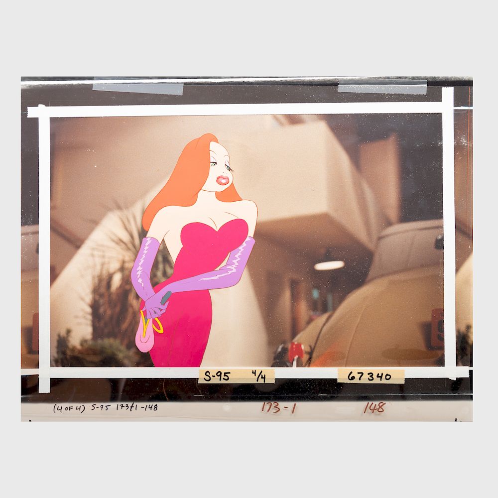 Appraisal: Walt Disney Studios Jessica Four gouache on acetate over photographs