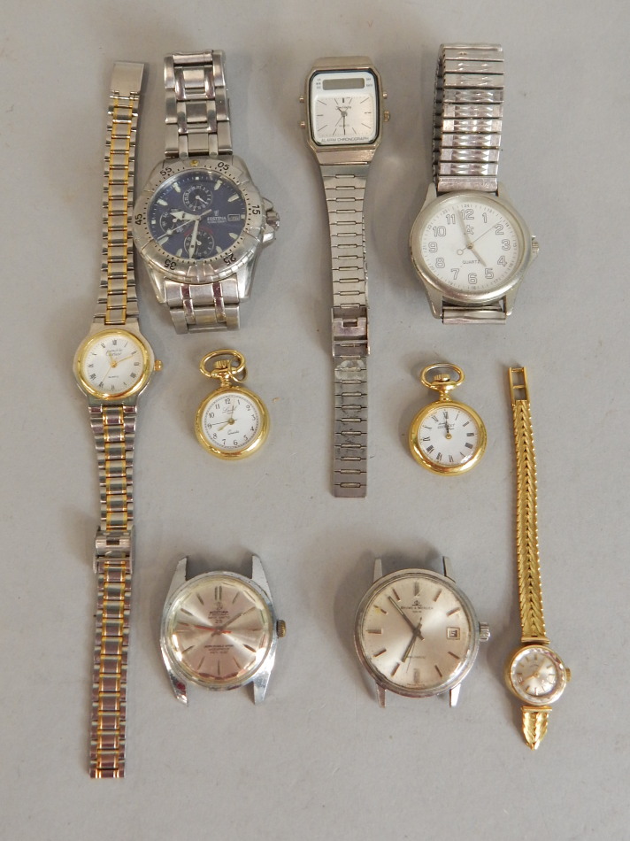 Appraisal: A Baume Mercier wristwatch and other watches to include Festina