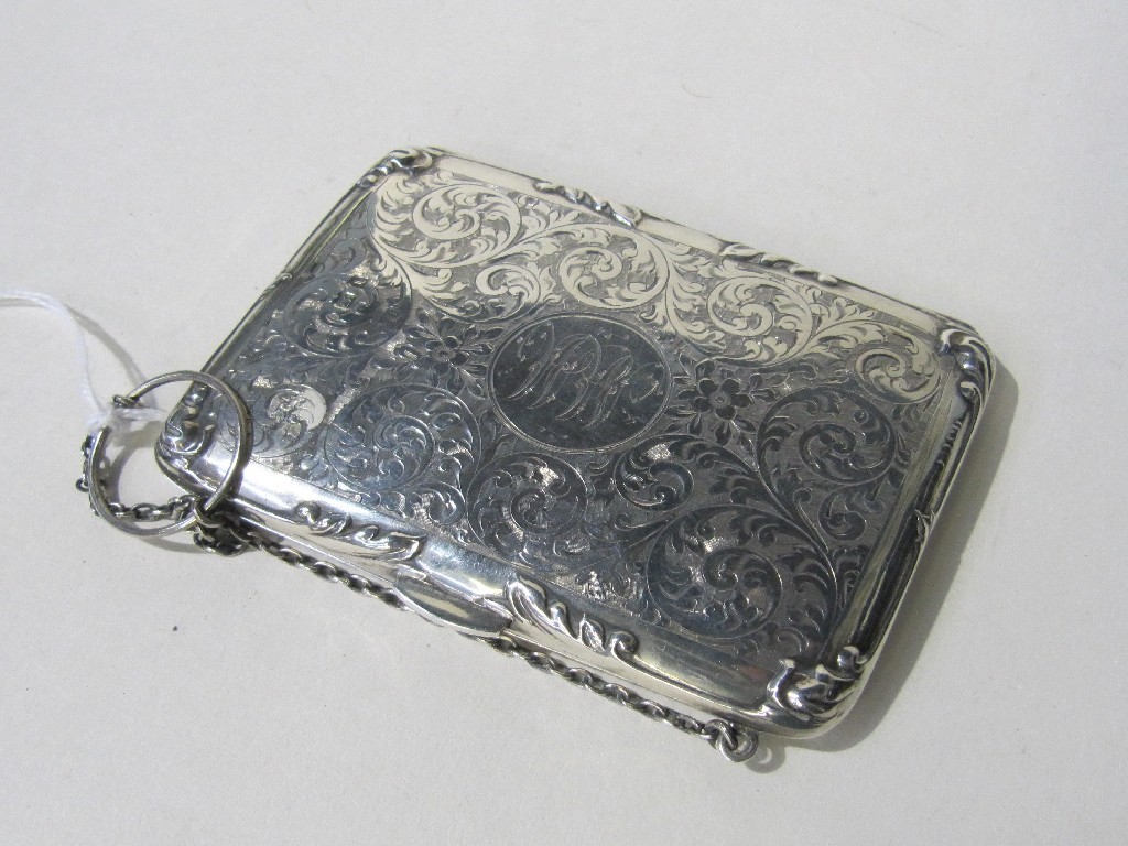 Appraisal: Ladies silver necessaire Birmingham