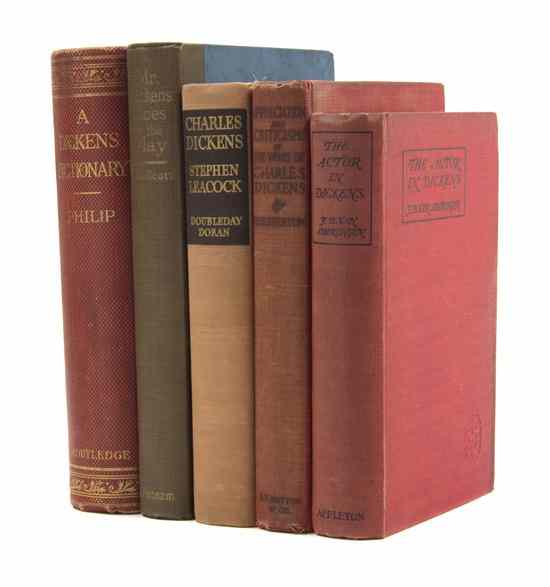 Appraisal: DICKENS CHARLES A collection of reference works and bibliographies pertaining