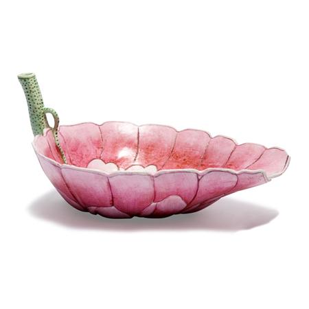 Appraisal: Chinese Famille Rose Glazed Porcelain Lotus Bowl Estimate -