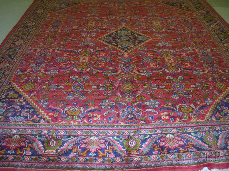 Appraisal: Mahal Carpet West Persia mid- th century ft x ft