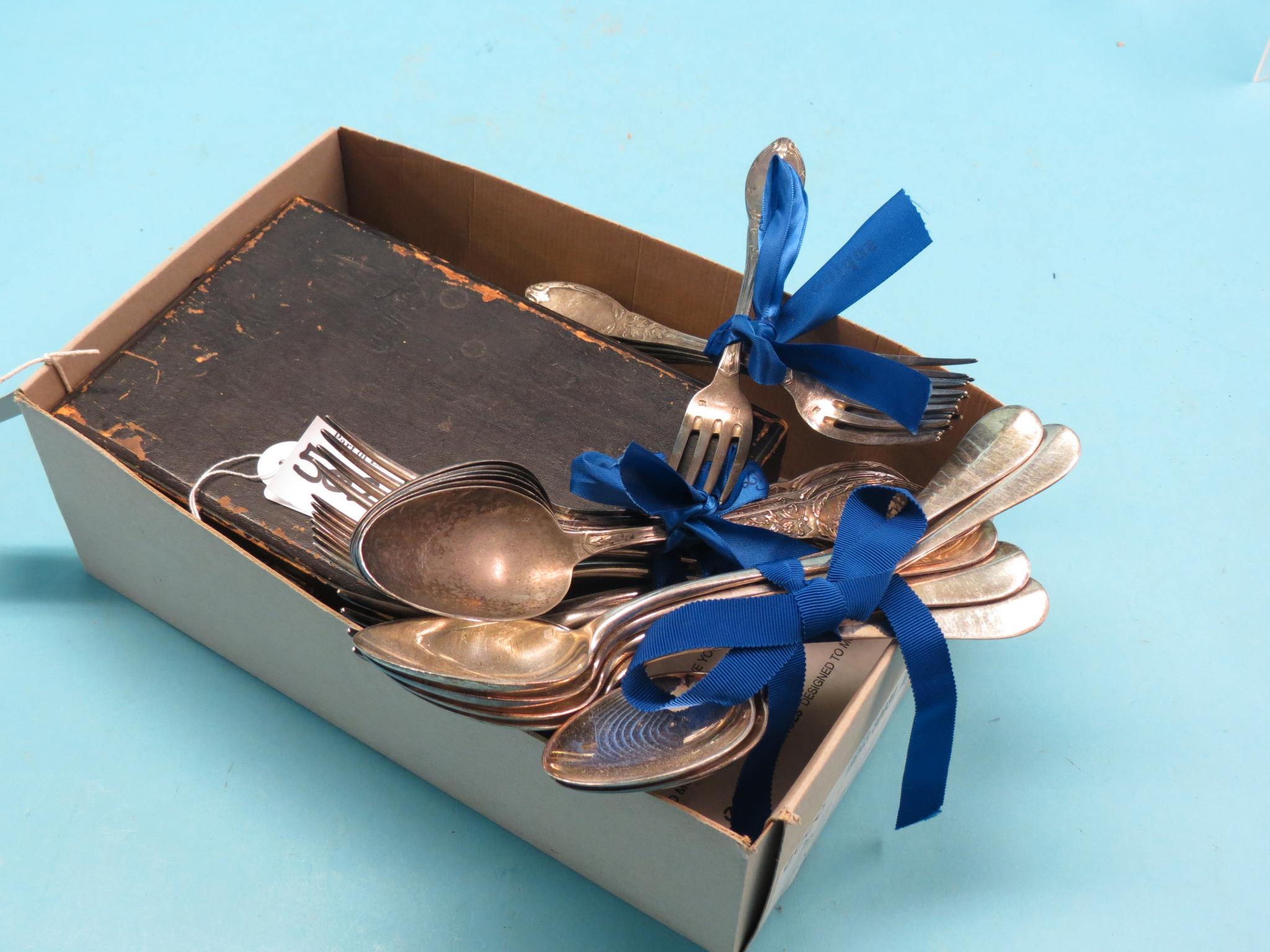 Appraisal: Various sets and part-sets of silver plated cutlery