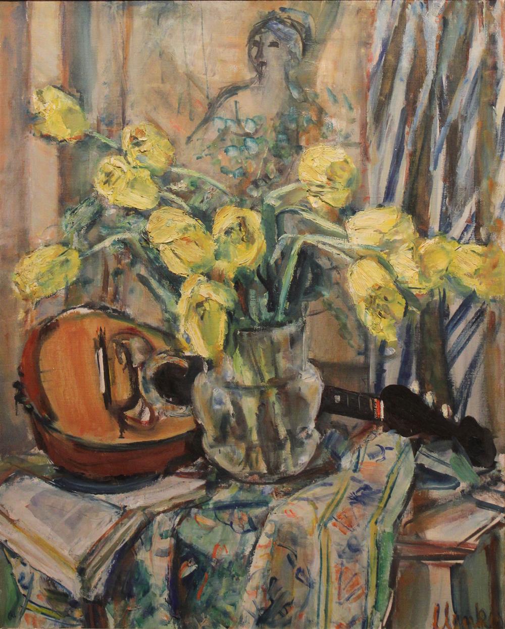 Appraisal: SIGMUND JOSEPH MENKES UKRAINIAN - STILL LIFE WITH TULIPS AND