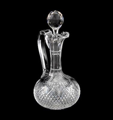 Appraisal: A Signed Eggington Brilliant Cut Glass Decanter Signed with the