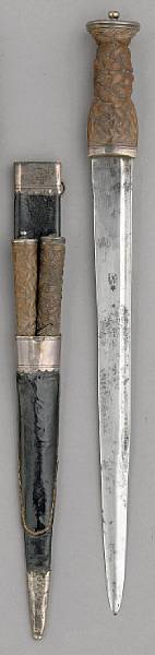 Appraisal: A silver-mounted Highland dirk marked John McDonaldsecond half th century