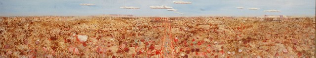 Appraisal: Clifton Pugh - Sturt's Stony Desert oil on canvas signed