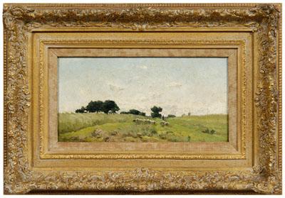 Appraisal: Alphonse Asselbergs painting Belgian - titled on old label verso