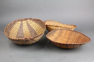 Appraisal: lot of Native American basketry scoops or sifters lot of