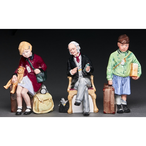 Appraisal: A pair of Royal Doulton figures of the Boy and