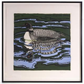 Appraisal: Neil Welliver lithograph Neil Welliver lithograph Neil Welliver American -