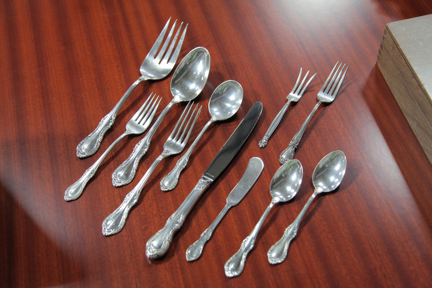 Appraisal: SET OF FINE ARTS STERLING SILVER FLATWARE Philadelphia second half