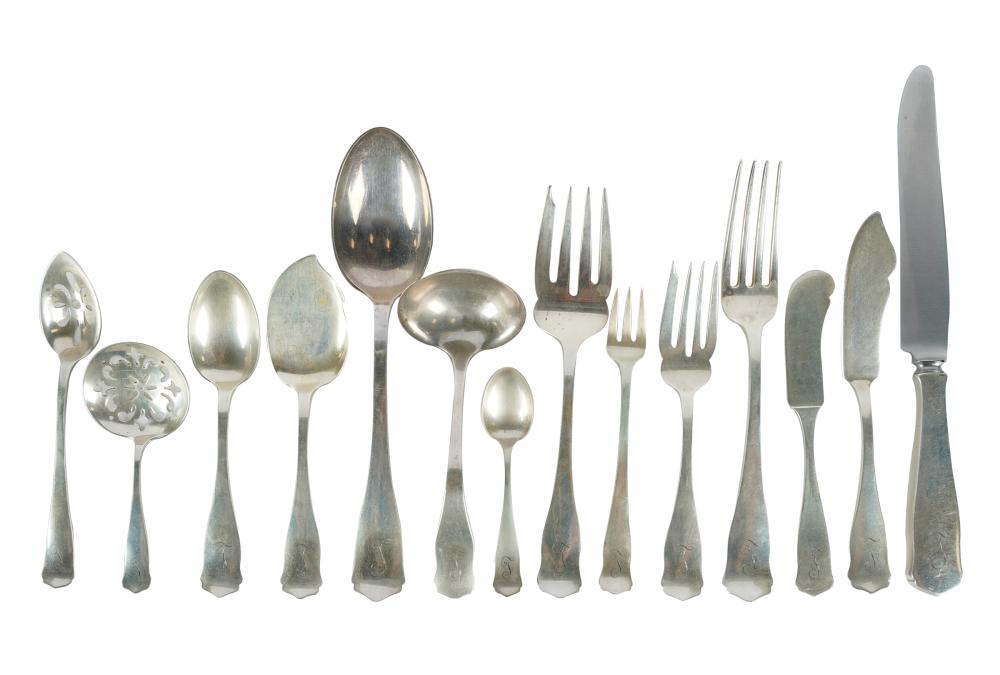 Appraisal: SHREVE CO RAMONA STERLING FLATWARE SERVICESan Francisco CA comprising teaspoons