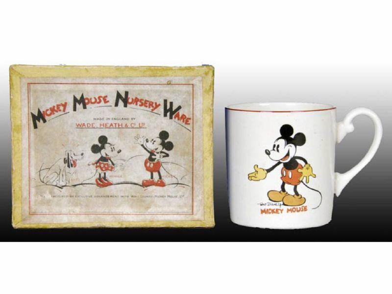 Appraisal: English Wade Heath Co Mickey Mouse Disney Description Porcelain Cup