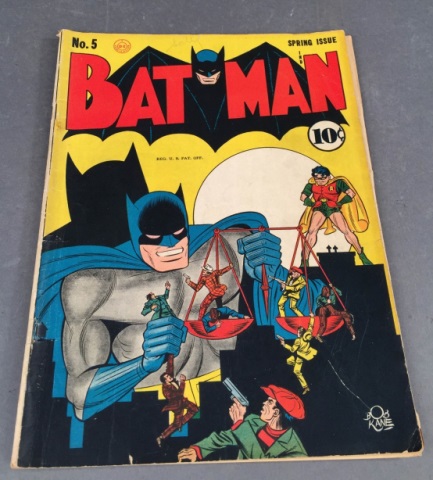 Appraisal: Batman Spring Ungraded unrestored Most of these comics have a