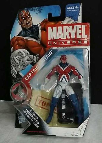 Appraisal: Captain Britain Hasbro Action Figure Marvel Universe Series Unopened packaging