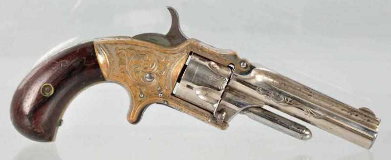 Appraisal: J Marlin Standard Pocket Revolver Pistol Description Cal GA Rimfire