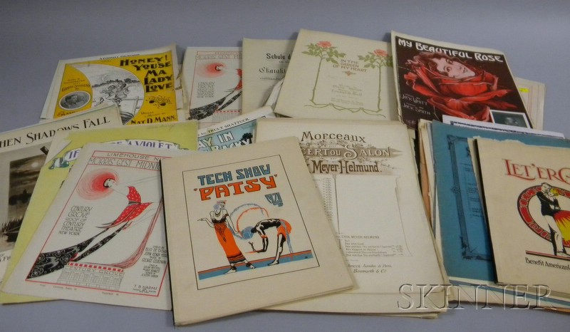 Appraisal: Lot of Late th th Century Sheet Music