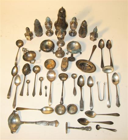 Appraisal: F Large group of assorted sterling and silverplate including flatware